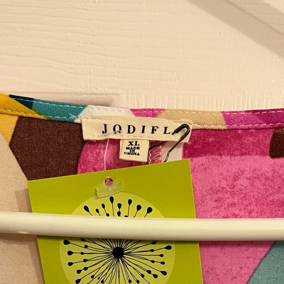 JODIFL Clare Print V neck colorful Dress - Picture 3 of 3